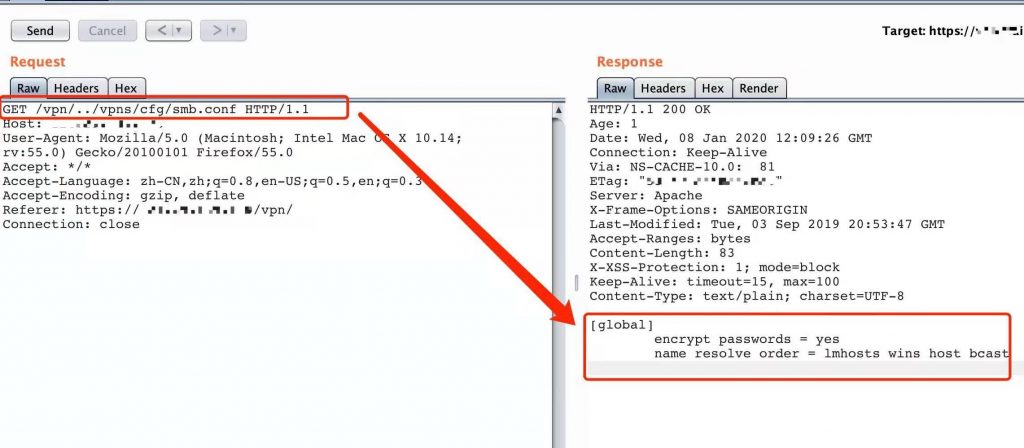 Figure-2.-Successfully-access-smb.conf-file-with-PoC-request-1024x448